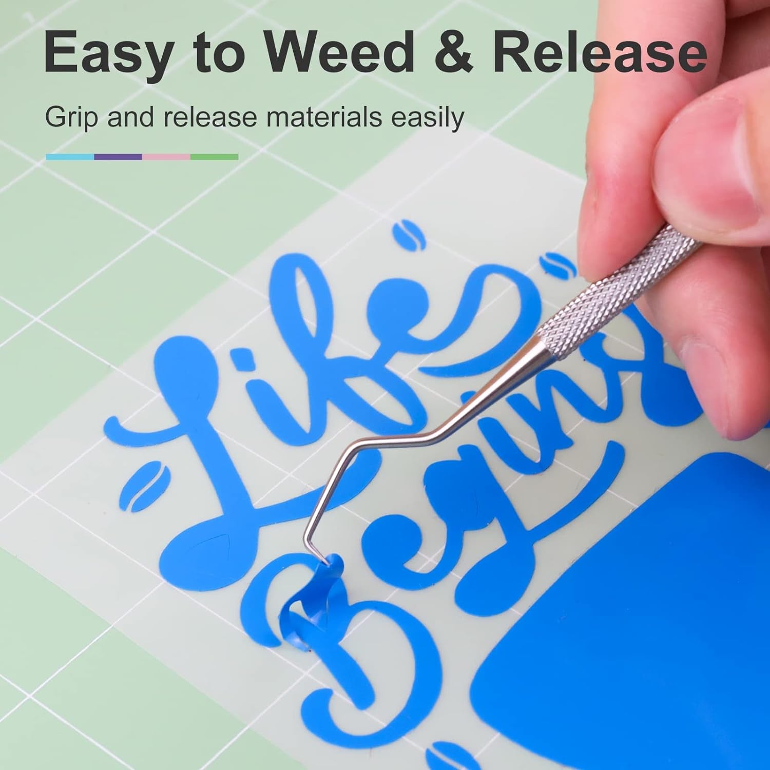 Cutting Mat for Cricut, 5 Pack Cutting Mat 12X12 for Cricut Maker/Maker 3/Explore 3/Air/Air 2/One(Standardgrip, Lightgrip, Stronggrip, Fabricgrip)Cutting Mat Replacement Accessories for Cricut