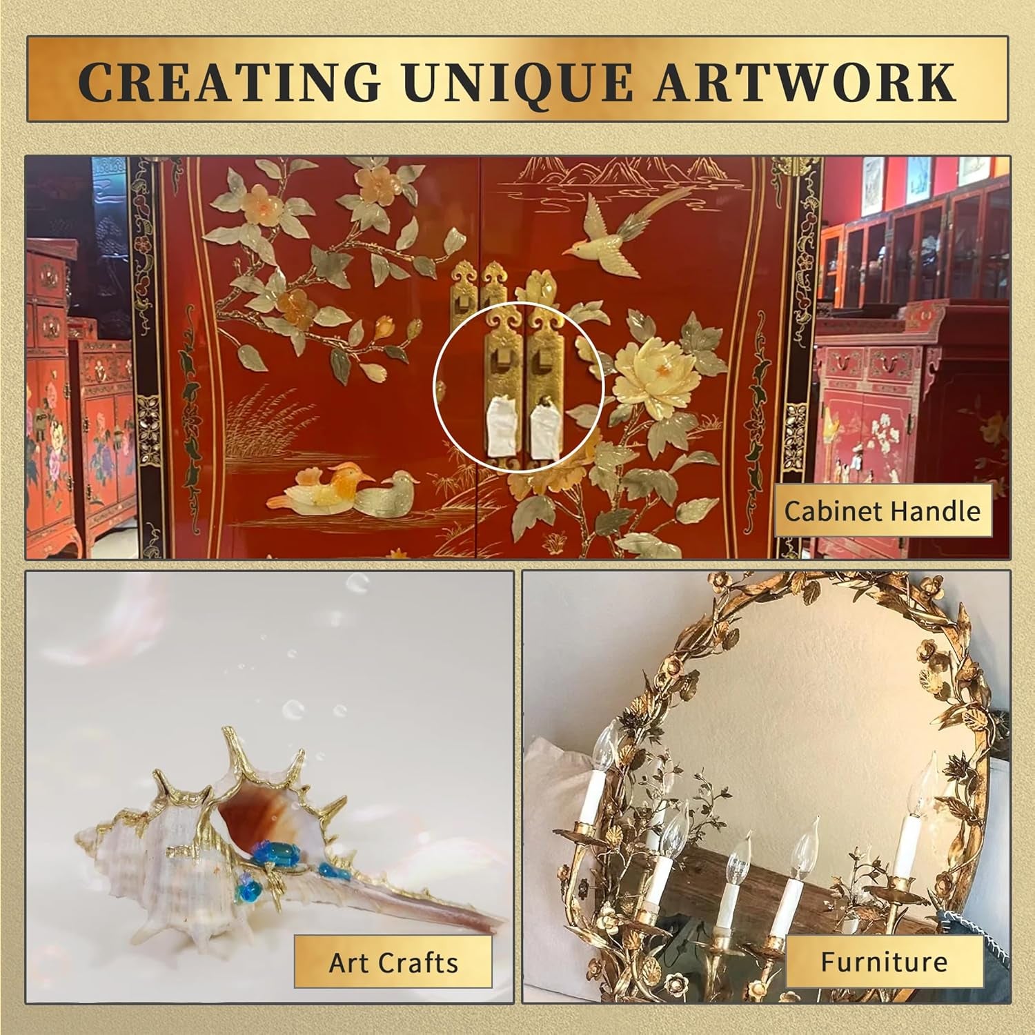 Metallic Gold Acrylic Paint, 100Ml Gold Paint, Gold Leaf Paint for Metal, Wood, Headstone, Painting, Non Toxic Non Fading