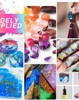 18 Colors Epoxy Resin Color Pigment Liquid Resin Color Dye Translucent Resin Colorant