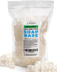 Organic Melt and Pour –  2 Lb Soap Base for Soap Making – Unscented – Soap Making Supplies
