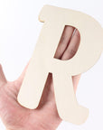 6 Inch Wooden Letters 26Pcs Wooden Alphabet Letter for Crafts Unfinished Wood Letters for Home Wall Decor Kids Arts Painting DIY Learning