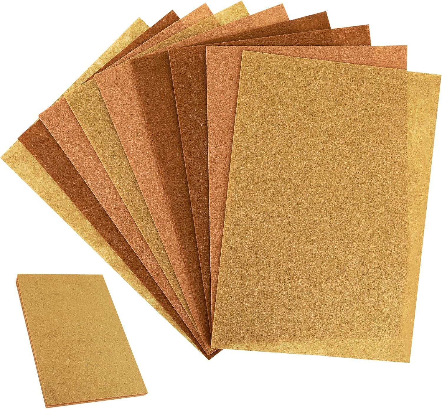 Felt Sheets for Crafts 9PCS 11.8 * 7.9In Wool Stiff Felt Sheets Soft Fabric Skin Felt DIY Patchwork Rug Arts and Crafts Fabric Pieces (Black+White+Gray)