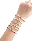 10100+ Pcs Clay Beads Bracelet Making Kit - Heishi Beads for Jewelry Making Kit - Polymer Clay Beads Bracelet Making Kit