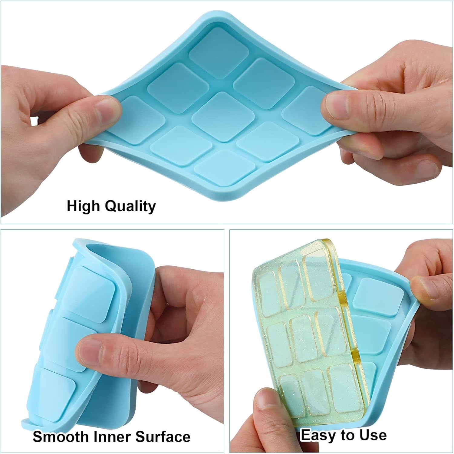Tic Tac Toe Resin Mold with 5 Chess Pieces Molds, X O Board Game Silicone Molds for Resin Casting,Diy Tabletop Board Game