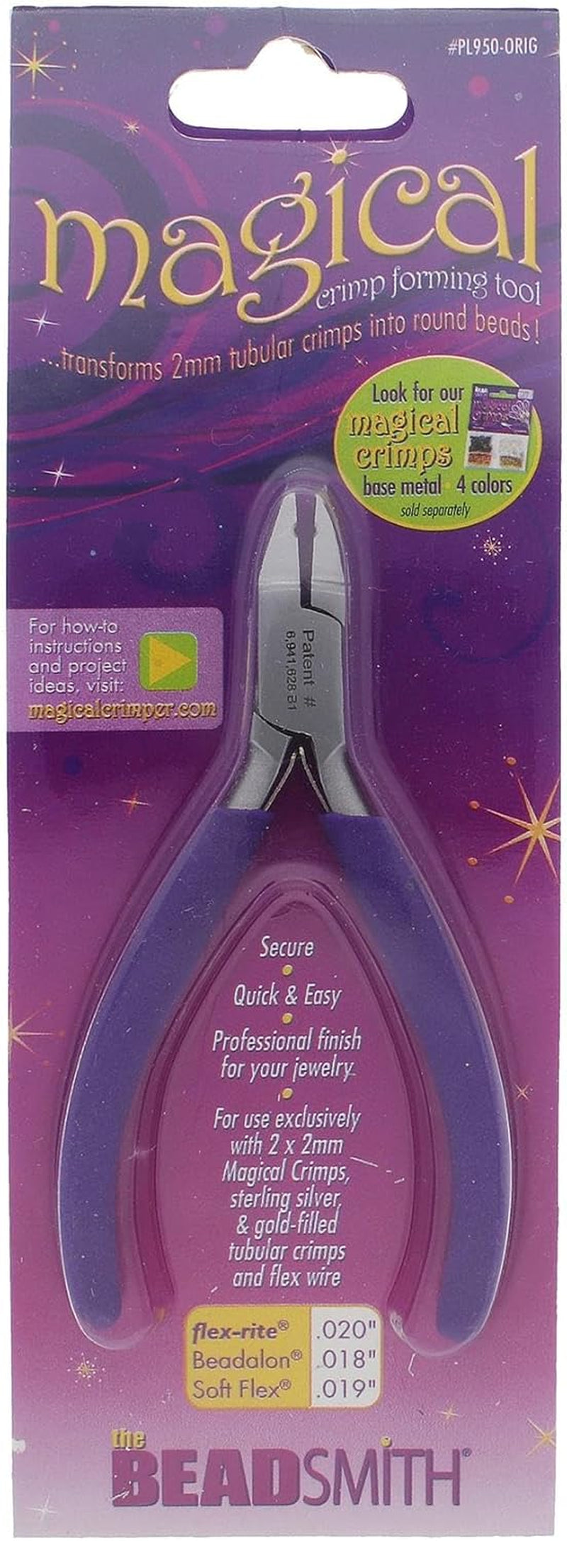 Magical Crimping Pliers, Transforms 2Mm Tubes into round Beads, 1 Piece