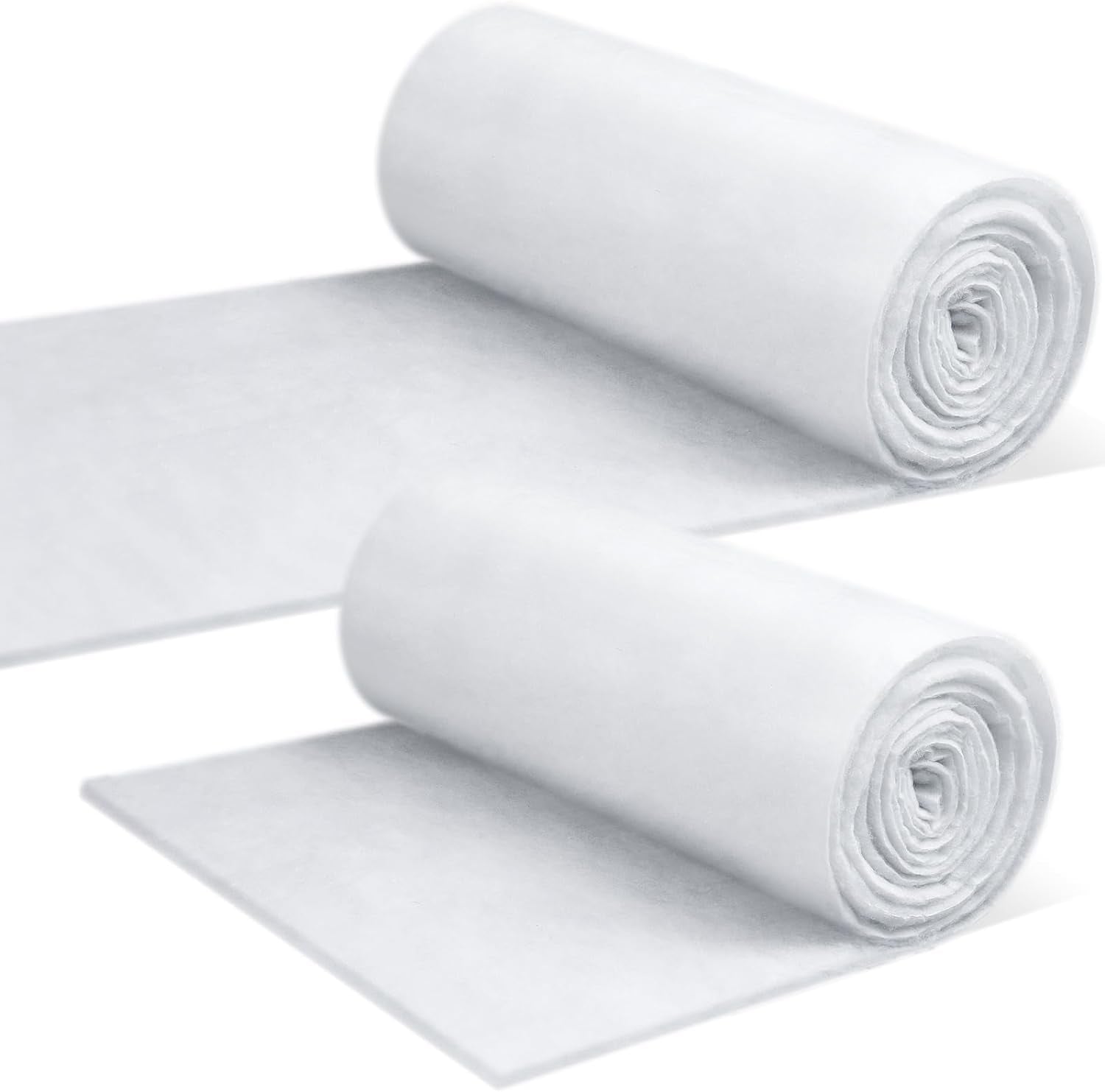 2 Roll Upholstery Quilt Batting 36 Inch X 5 Yard X 0.4 Inch Polyester Batting Multipurpose Fiberfill Stuffing Fabric for Cushion Pillows Bedspreads Interior Decoration Crafts