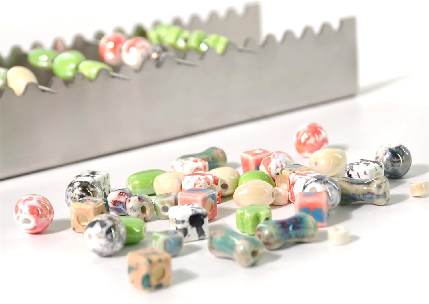 Bead Baking Rack, Polymer Clay Tools, Drying Rack for Polymer Clay Jewelry Making Tool with 20 Skewers