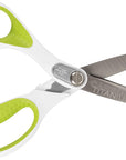 16935 8-Inch Heavy-Duty Lefty Carbo-Titanium Scissors for Office and Home, Straight (16935)