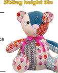 Acrylic Memory Bear Template Ruler Set with Detailed Instructions, Sewing Patterns for Beginners, Teddy Bear Quilting Templates (Sitting Height 6In)