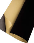 Self Adhesive Felt Fabric, Soft Velvet Drawer Liner, DIY Velvet Fabric for Art & Crafts, Jewelry Box Felt Liner, Solid Color Felt Wallpaper(17.7" X 78.7", Black)