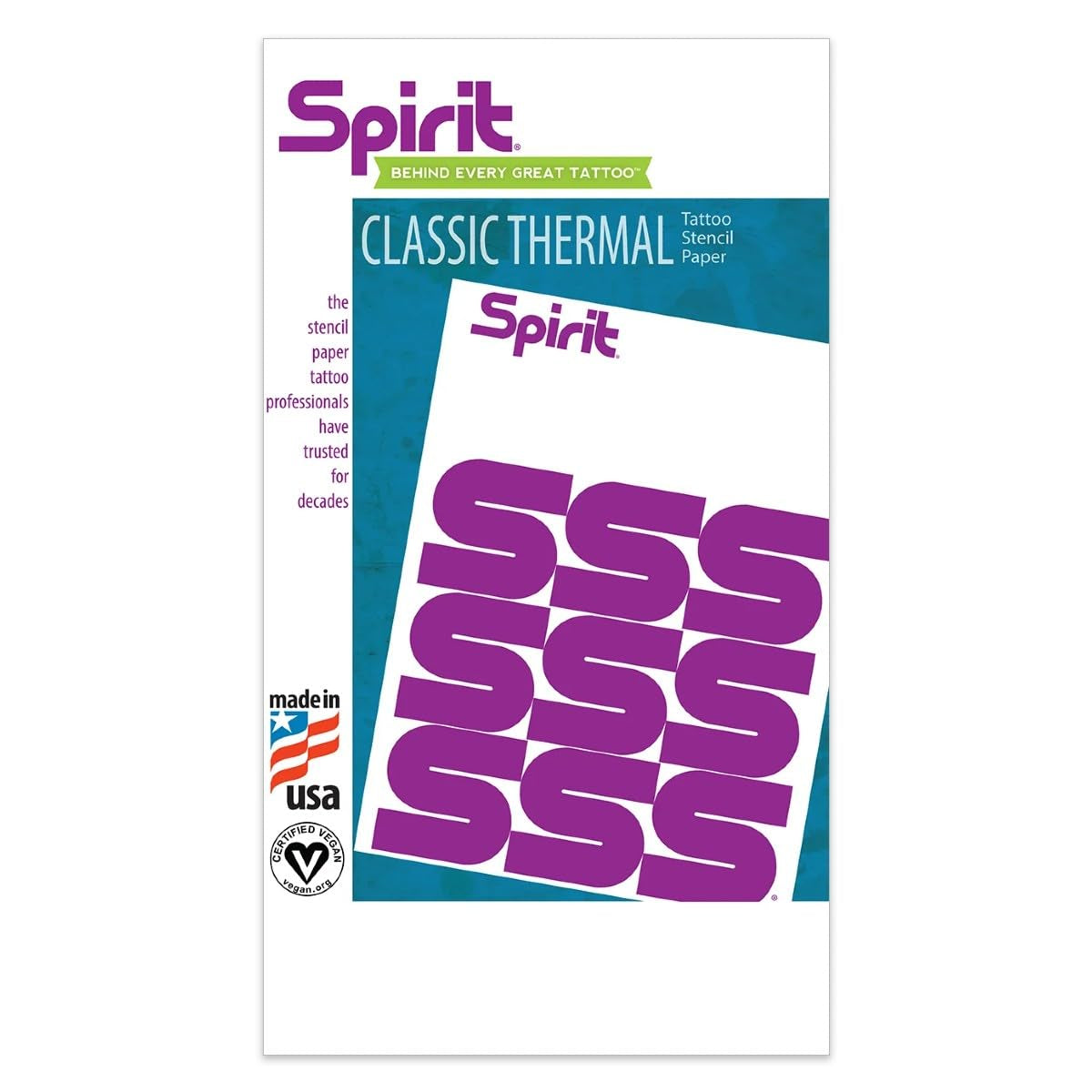 ® Classic Thermal Tattoo Stencil Transfer Paper, 8.5" X 14" - 100 Sheets