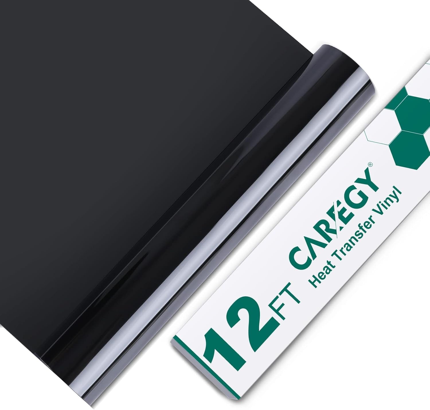 Heat Transfer Vinyl HTV for T-Shirts 12 Inches by 15 Feet Roll (Rose Red)