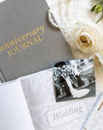 Wedding Anniversary Journal (Taupe, 189 Pages) by Duncan & Stone - Anniversary Book for Couple - Marriage Memory Book & Photo Album - Unique Wedding Gifts for Couple