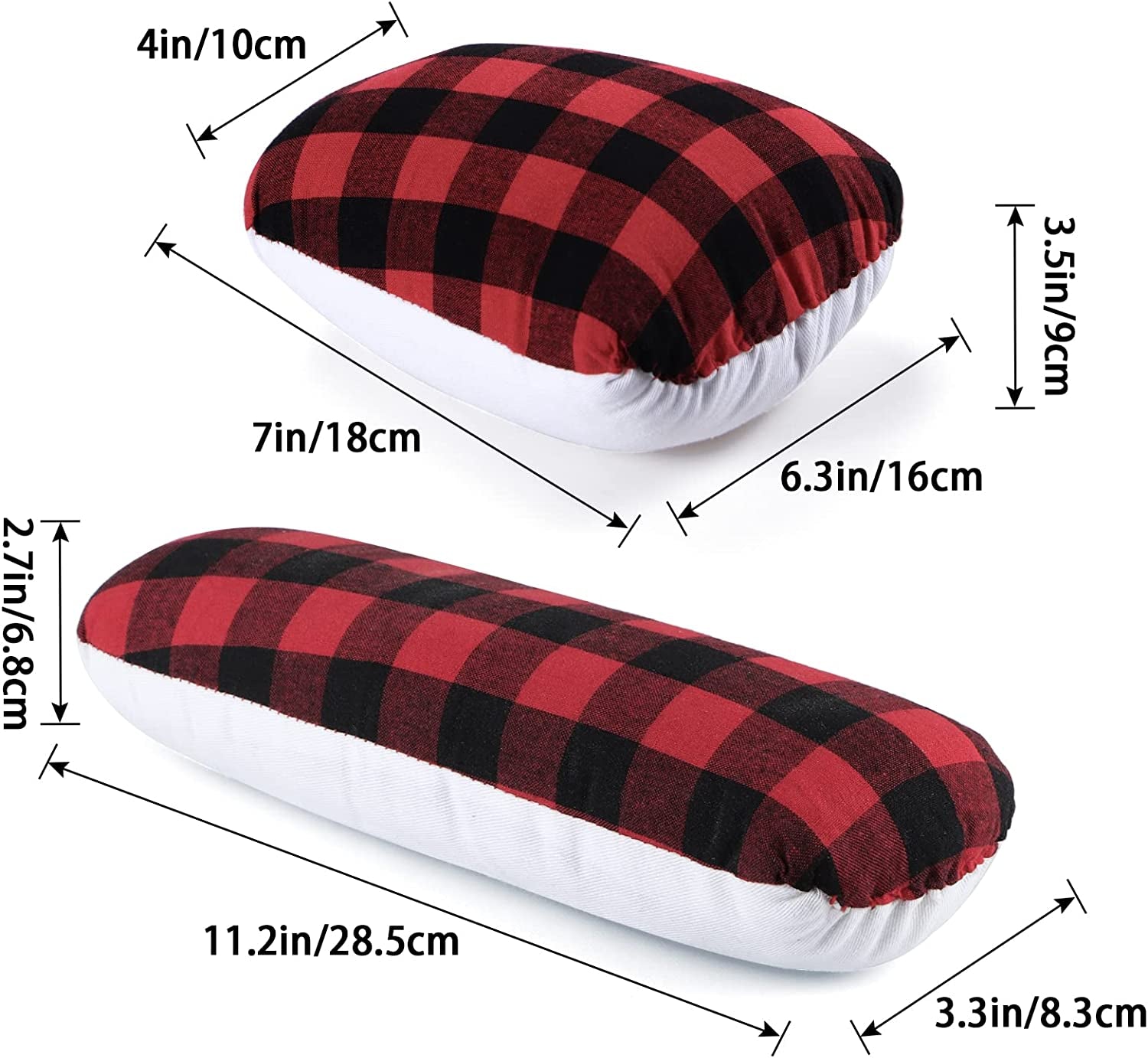 Tailors Ham and Seam Roll Set, Pressing Tool for Ironing, Sewing Ham for Sleeve, Collar, Curved Seam