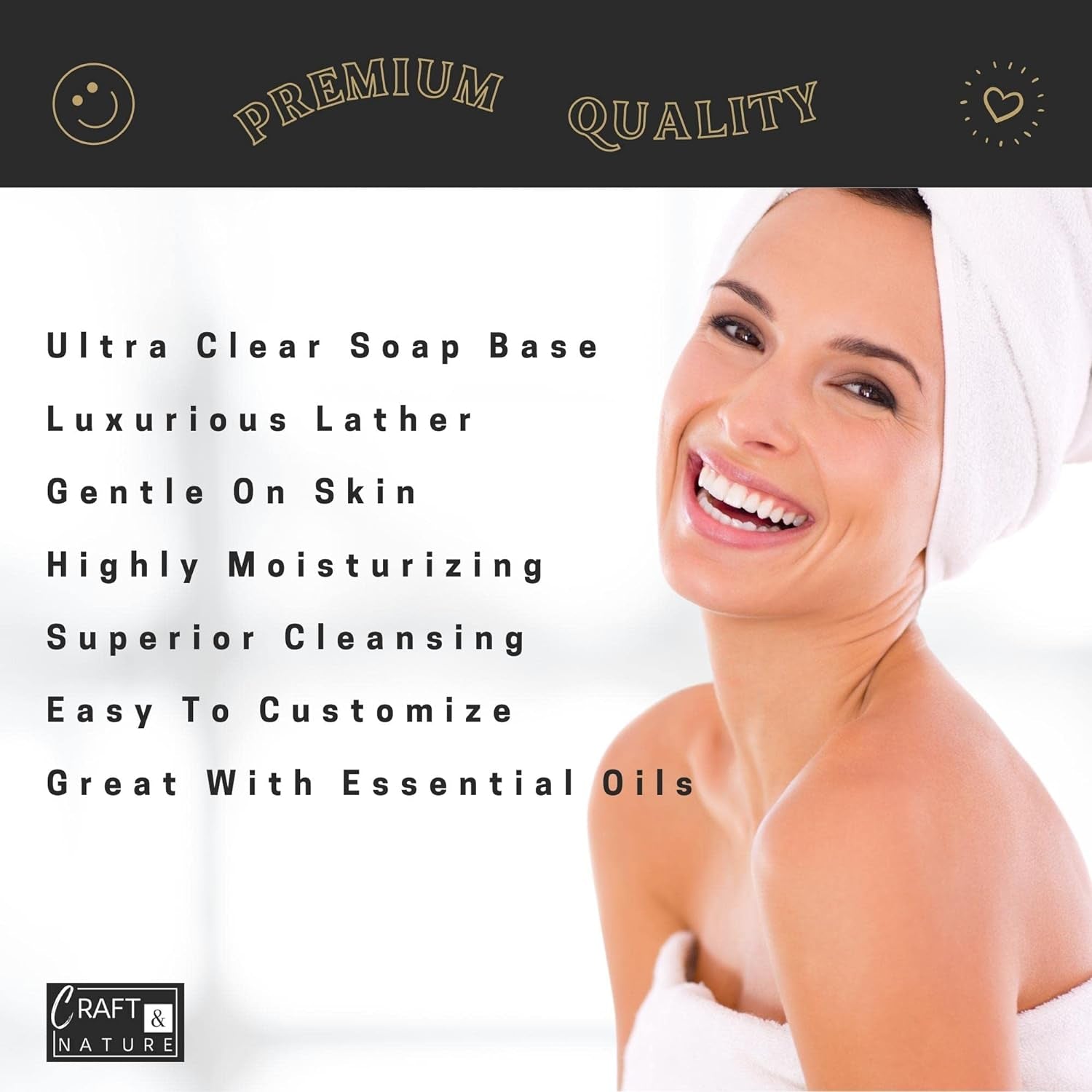 4 LB Sls-Free Sles-Free Unscented Ultra Clear Diamond Moisturizing Glycerin Melt and Pour Soap Base for Soap Making