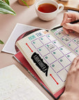Easy to Use Stencil Set for Dotted Journals - Time Saving Planner Accessories/Supplies Kit Makes Creating Layouts Easy - Incl. Bullet Point Checklists, Daily/Weekly/Monthly Calendars