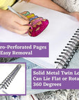 Sketch Pad Art Set - Premium 9X12 Sketchpad/Art Journal, Pouch for Art Supplies, & Cute Cuff - Sketch Book for Kids, Teens, Adults