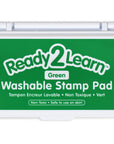 Washable Stamp Pad - Green - Non-Toxic - Fade Resistant - Perfect for Scrapbooks, Posters and Cards