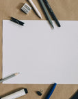 White Thick Paper Cardstock - 80 Lb Card Stock (216 Gsm) | 8.5 X 11 Inch | 50 Sheets | Heavyweight Cover Stock for Business Cards, Art, Invitations, Stationery Printing