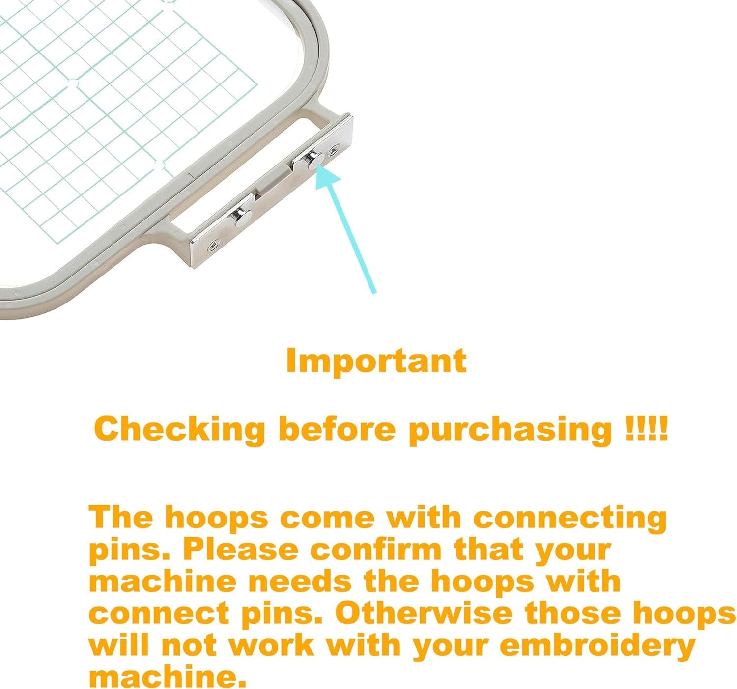 Embroidery Machine Hoop SA432 with 4"X4" Embroidery Area for Brother SE625 SE600 SE425 SE400 PE550D PE540D PE535 PE525 PE500 LB5000 LB7000 & Babylock Sofia 2 Verve