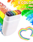 TOCADIS Rainbow Face Paint - Gay Pride Flag Rainbow Makeup Stick for Pride Parade, Pride Temporary Tattoos for Pride Month Celebrations, Party and Festival Makeup (2 Pack)
