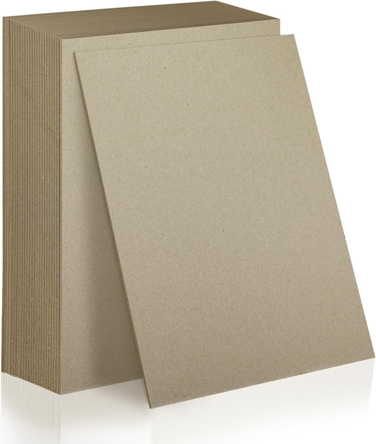 25 Sheets 12.5X10" Book Board for Book Binding Thick Grey Chipboard Card Board Sheets 2 Mm 80 PT for Bookbinding,Box Making. Supporting Back Board Sheet