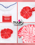 One-Step Tie-Dye Kit  Fabric Dye Open Stock 21543 Fdy Opstk Red 3/36, as Detailed