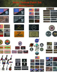 Whiskey Tango Foxtrot Military Emblem Badge Patch Hook & Loop Tactical Patch - 3.15"X2"
