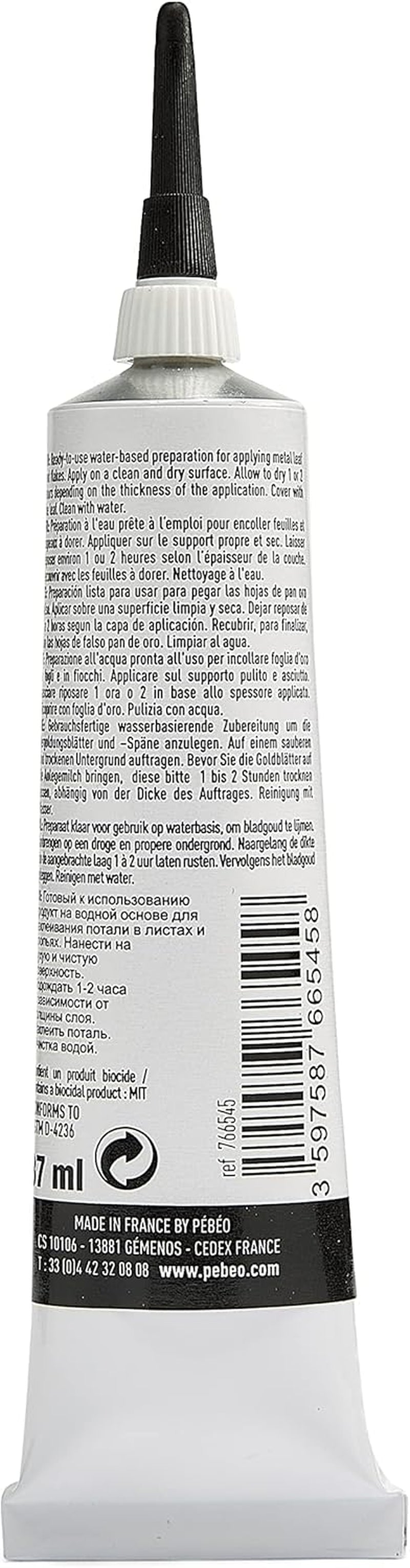 Gedeo Mixtion Relief Gilding Paste, 37 Ml Tube, Transparent