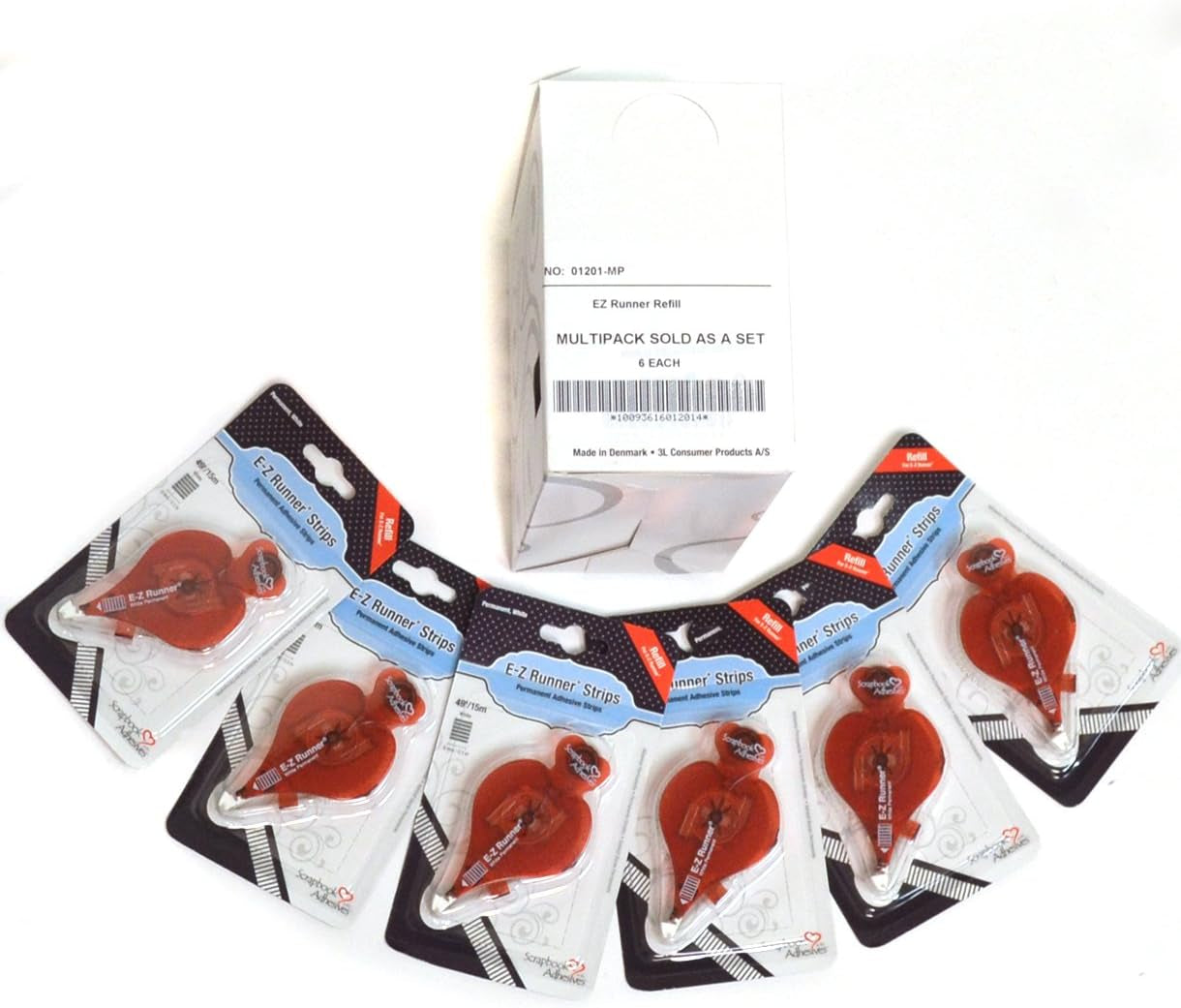 E-Z Runner Permanent Refill Catridge, 49 Feet-Set of 6 - 01201-MP