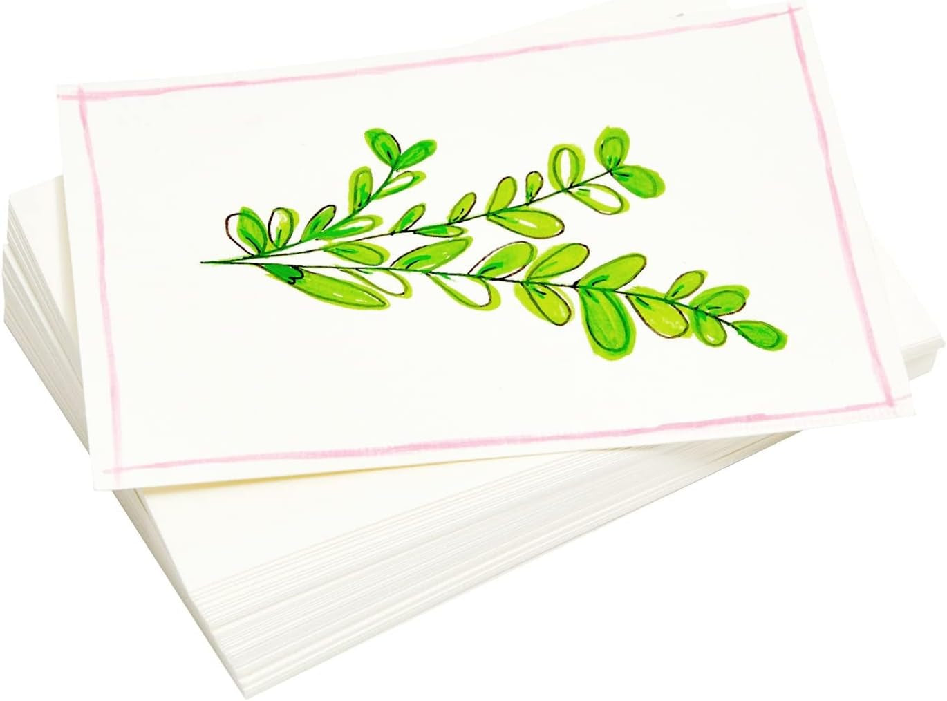 50 Pack Watercolor Postcards Blank, Bulk 4X6 Inch Cards to Paint, for Art, DIY (White, 300Gsm Cardstock)