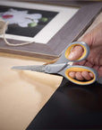‎17598 8-Inch Titanium Scissors for Office and Home, Yellow/Gray, 4 Pack