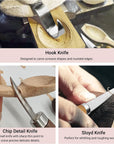 Wood Whittling Kit with Basswood Wood Blocks Gifts Set for Adults and Kids Beginners, Wood Carving Kit Set Includes 3Pcs Wood Carving Knife & 8Pcs Blocks & Gloves for Widdling Kit