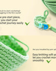 Crochet Kit for Beginners - Bee Crochet Kit, Learn to Crochet, All You Need In, Videos, Instructions, Soft Yarn, Birthday Gift for Adults