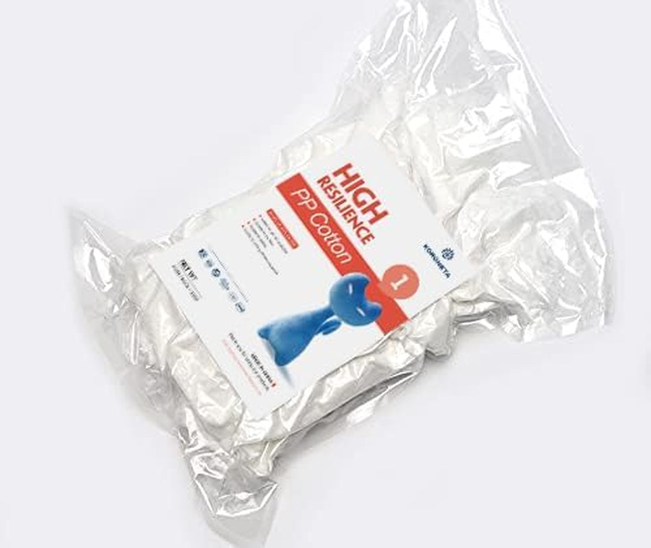 250G/8.8Oz Premium Polyester Fiber,White,Doll or Pillow Stuffing