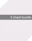 Siser Heat Resistant Transfer Material, TTD Easy Mask for HTV, NOT for Easysubli, 5-12"X12" Bundle
