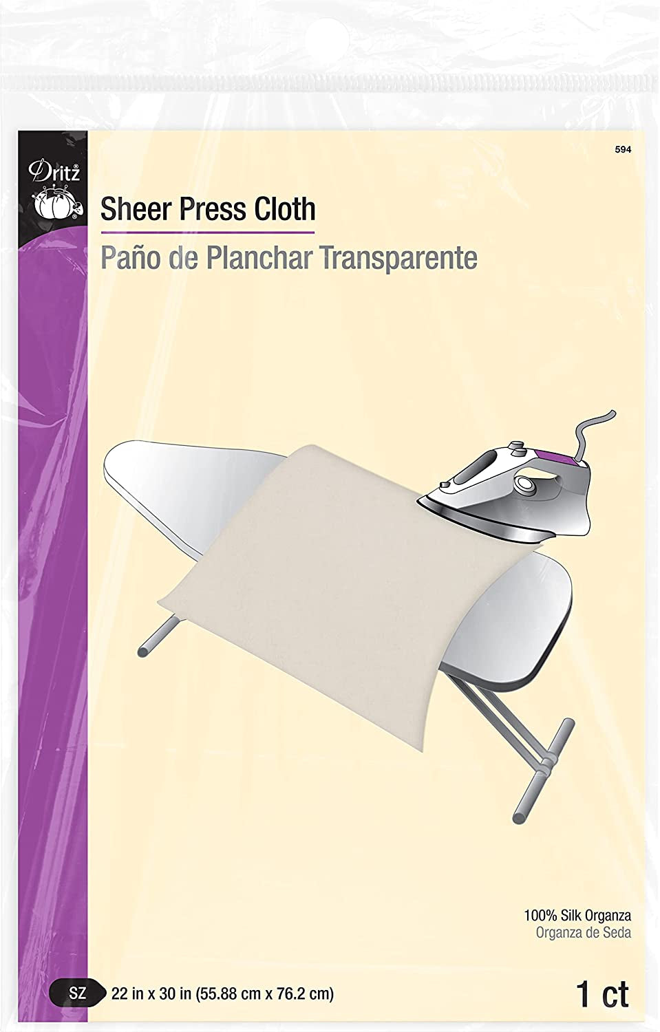 Vue-Thru, 2 Count Press Cloth, 13" X 30" (33 Cm X 76.2 Cm), White