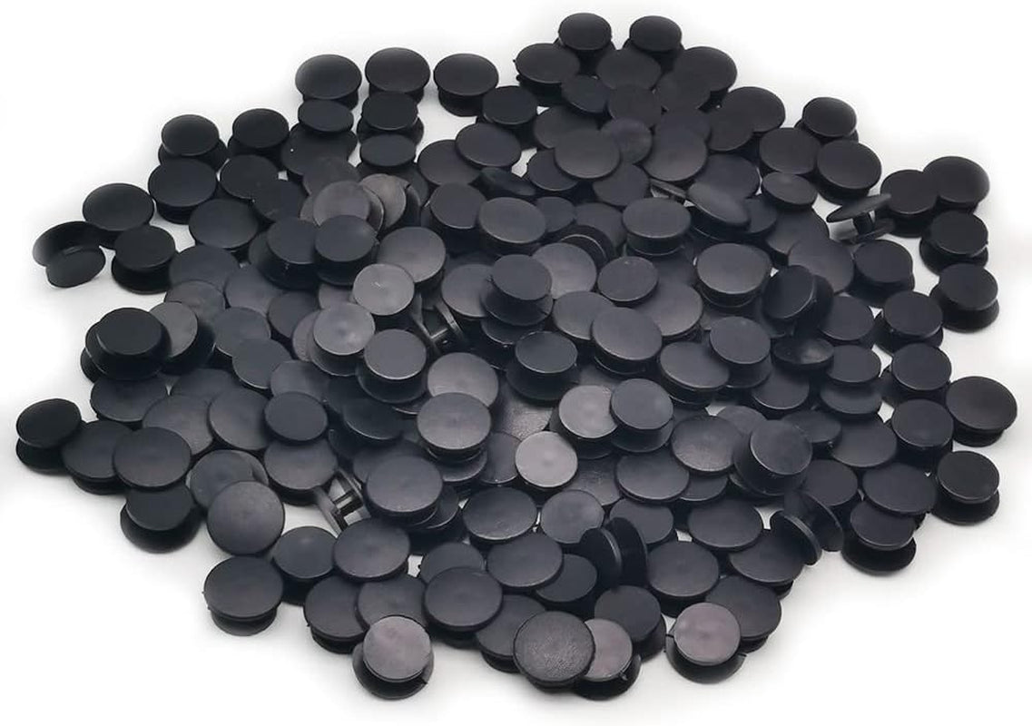 200 Pack Plastic Button Black Buckle Charm Backs DIY Shoe Charm Accessories for Flat Shoe and Wristband Charms Back Ornaments 10 * 12Mm Black round Buttons (200)