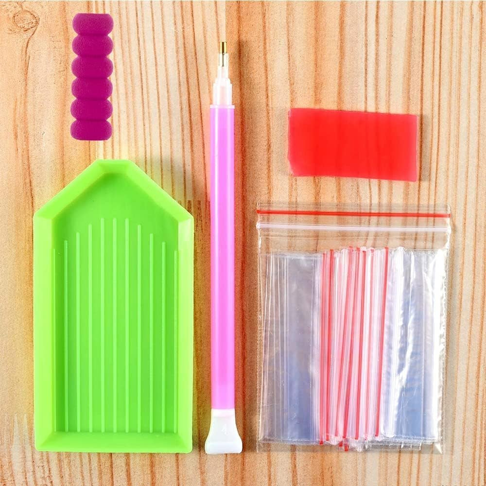 Dog Diamond Painting Kits for Adults&Kids DIY 5D Diamond Art Paint with round Diamonds Full Drill Dog Gem Art Painting Kit for Home Wall Decor Gifts12X16Inch