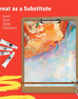 Drawing Board - 13 X 17 Sketch Boards with Handle for Drafting Art - Portable Wooden Clipboard for Class or Studio Fit in Artists Tote