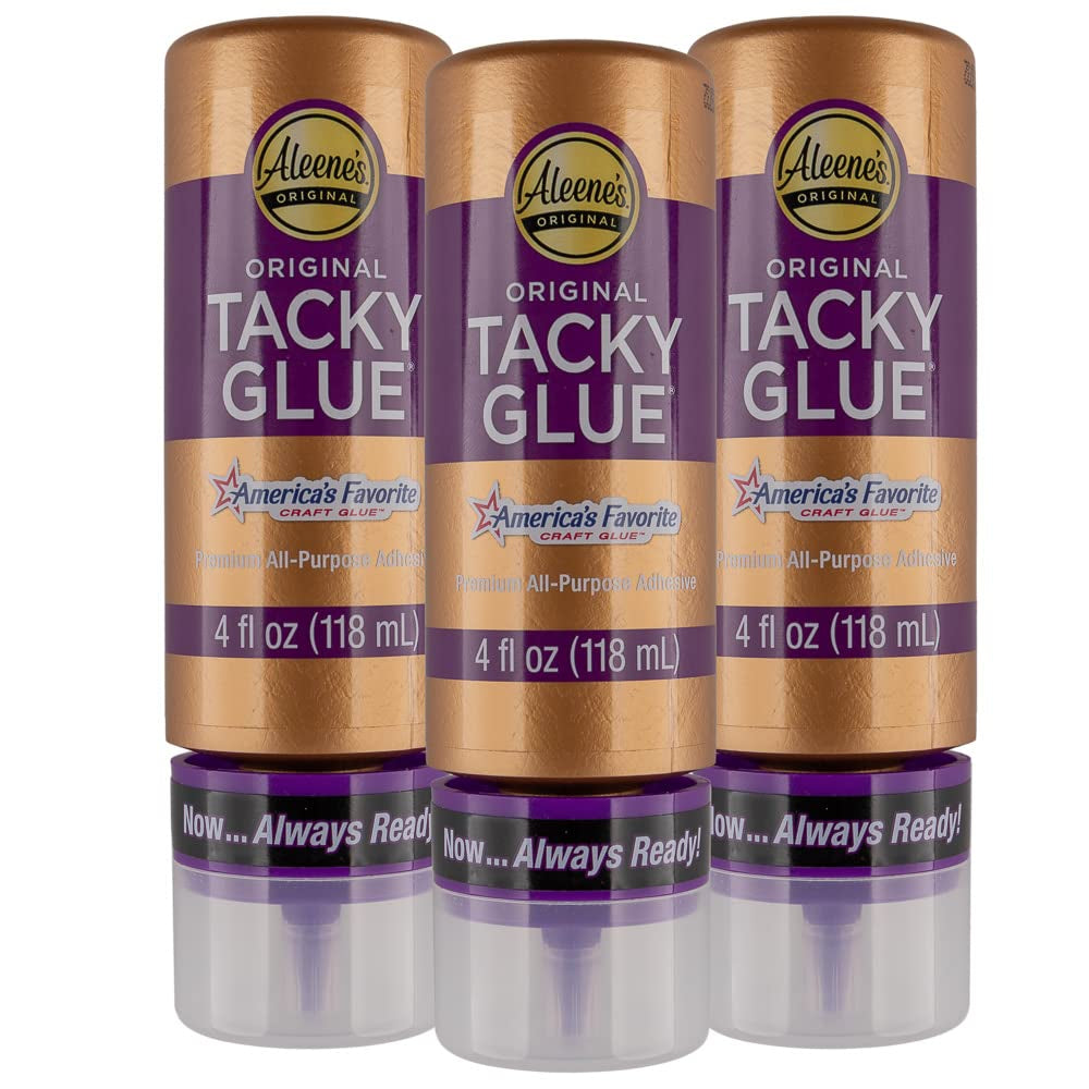 All Purpose Tacky Glue – Dries Clear– 4 OZ – Single