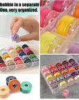 50 Pcs Bobbins, Plastic Bobbins for Sewing Machine, Sewing Bobbins with Bobbin Case, Bobbin for Sin-Ger/Bro-Ther, Bobbins for Singer Sewing Machine