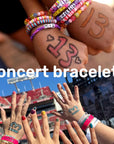 Friendship Bracelet Kit Concert Bracelets Merch, 14000Pcs 48 Colors Bracelet Making Kit Clay Beads with Number Letter Beads Set Birthday Party Merch Gift for Women Kids Teen Crafts Jewelry Making
