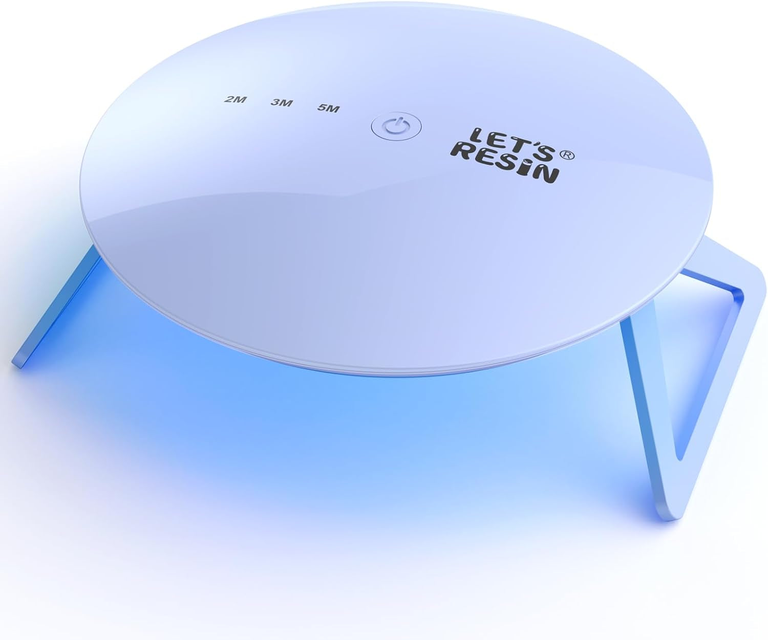 UV Light Pro,Longer 2,3,5M Time Setting UV Lamp with Larger Coverage Area and More Concentrated Lights,Portable & Foldable UV Resin Light for Resin Molds, Jewelry Making