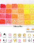Friendship Bracelet Kit, 16800Pcs, 96 Colors Polymer Clay Beads & 24 Colors Glass Seed Beads, 400 Letters Beads，Bracelet Making Kit for DIY Jewelry Making&Friendship Bracelet Making