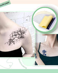 120PCS Tattoo Transfer Paper, Tattoo Template Transfer Paper, Thermal Template Paper, Tracing Paper, Tattoo Transfer Paper, Which Can Be Used for Thermal Photocopiers or Freehand, Hand-Painted, Etc