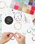10100+ Pcs Clay Beads Bracelet Making Kit - Heishi Beads for Jewelry Making Kit - Polymer Clay Beads Bracelet Making Kit