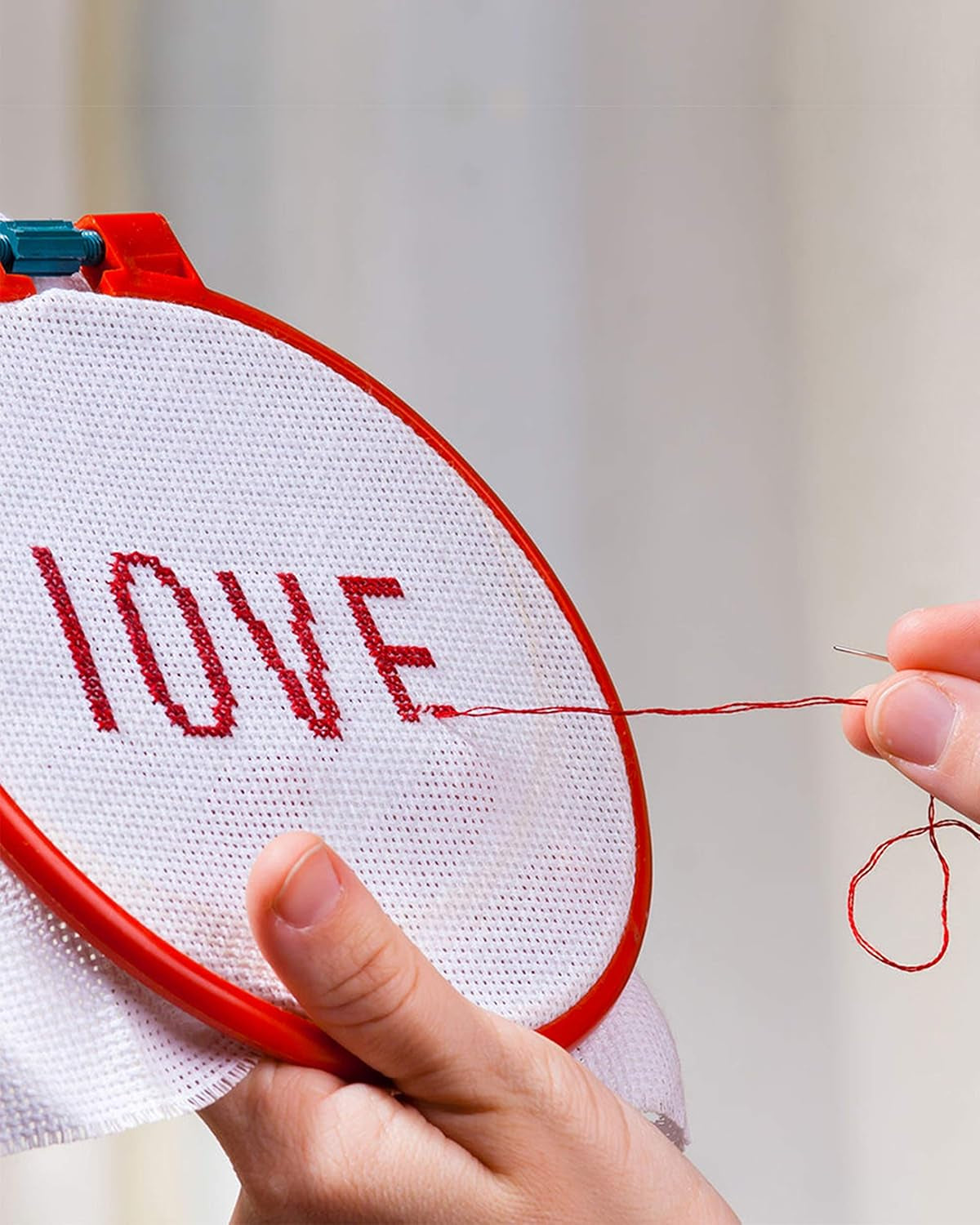 2 Pieces 14 Count Big Size White Aida Cross Stitch Fabric, Classic Reserve Aida Cloth, 19.6 X 21.6 Inch