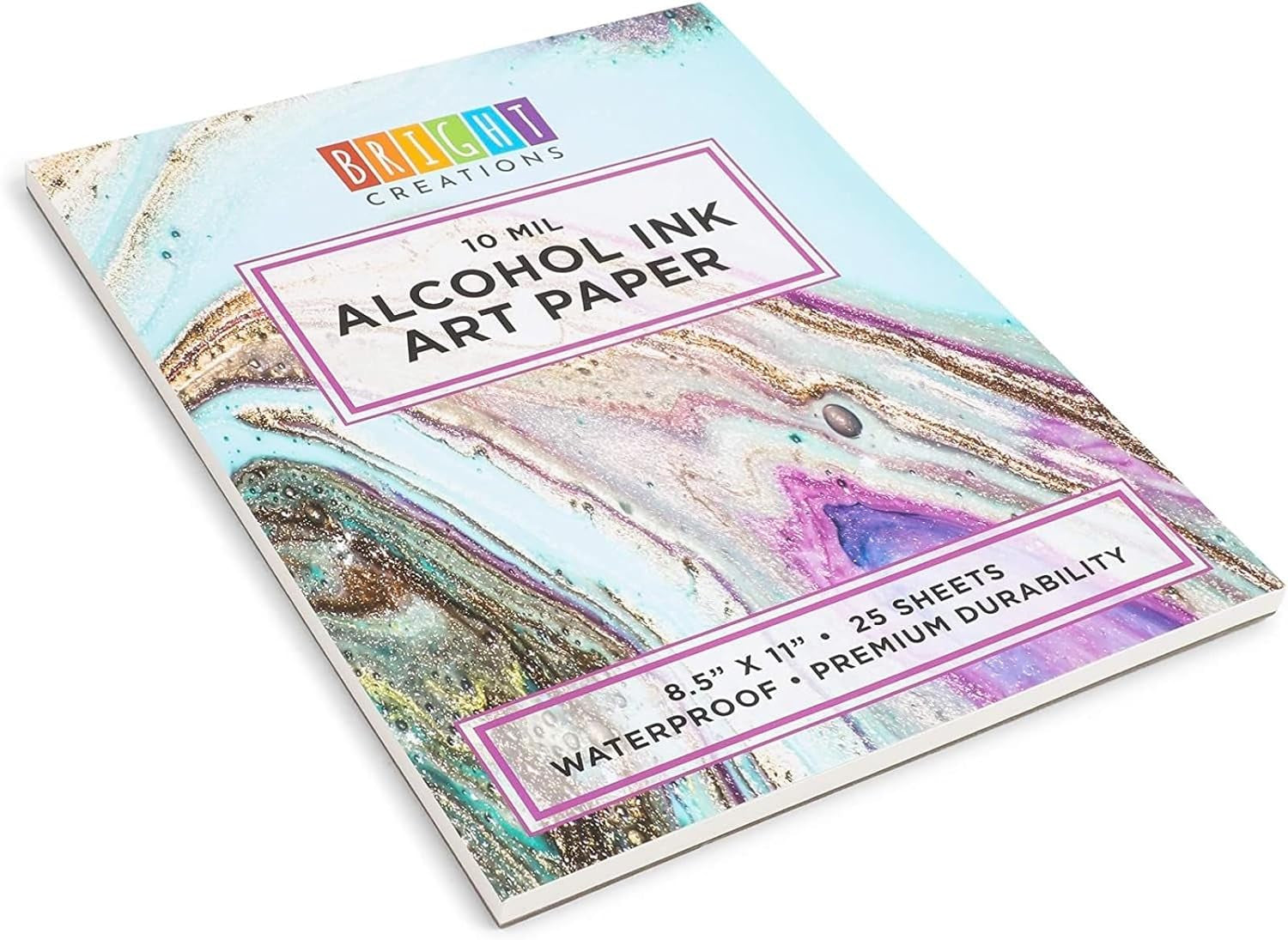 Alcohol Ink Pad Art Paper (8.5 X 11 Inches, 25 Sheets)
