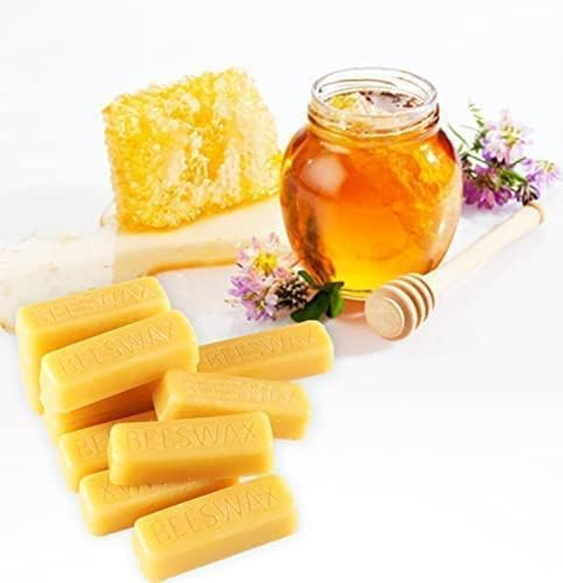 24 Yellow Beeswax Blocks, Bees Wax Making, DIY Projects, Candle Making,1 Oz Each
